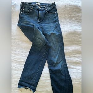 Mother Medium Dark Wash Jeans